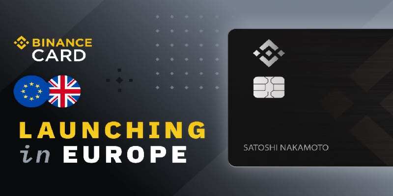 Binance Card Avrupa’da Çıkışını Yapıyor!