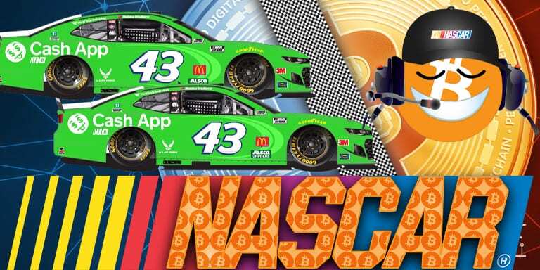 NASCAR'da Bitcoin Logosu!