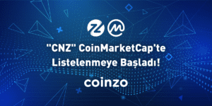 Coinzo’nun Token’ı (CNZ) Coinmarketcap’te Listelendi