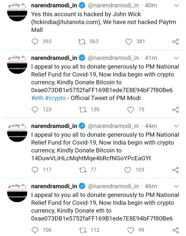image - Hindistan Başbakanının Twitter Hesabı Hacklendi!