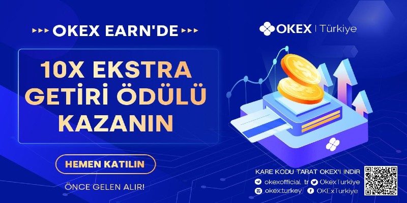 OKEx Earn’de 10 Kata Kadar Ödül Kazanma Şansı!