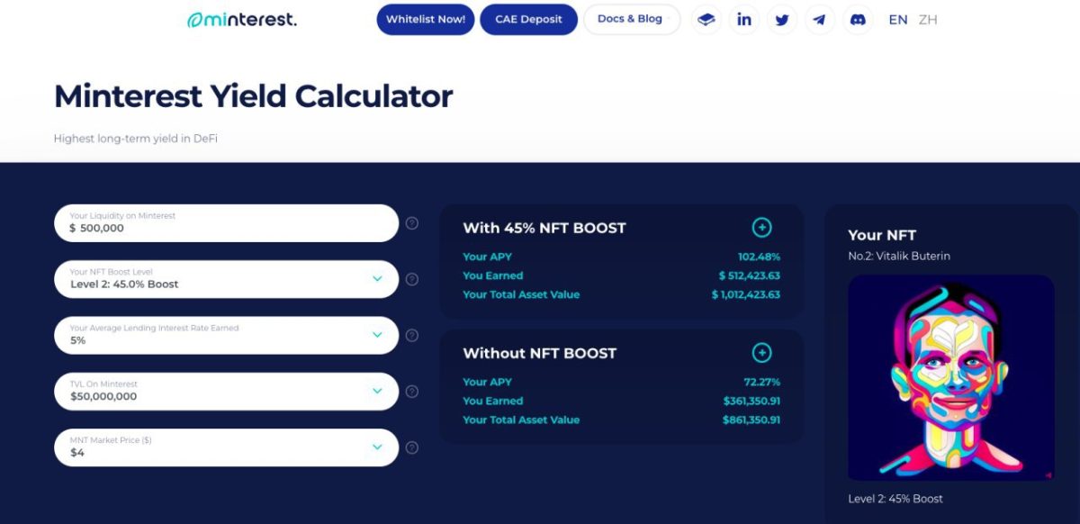 Minterest Calculator 1200x582 - Muhabbit ve Minterest AMA Etkinliği Gerçekleşti!