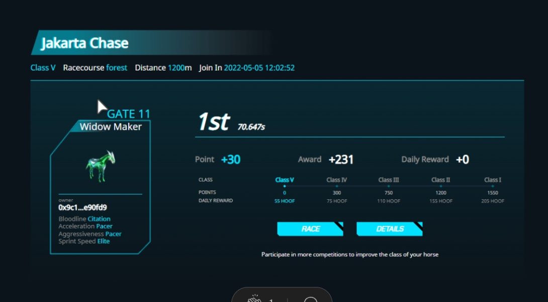 Screenshot 2022 05 07 21 01 12 611 1090x600 - Oynadıkça Para Kazandıran At Yarışı Oyunu MetaDerby, Beta Sürümü İle Başladı!