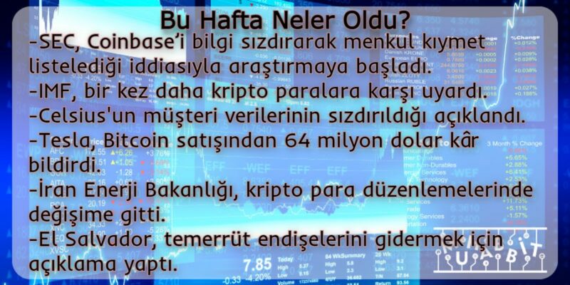 Haftalık Muhabbit Özet 24-31 Temmuz 2022